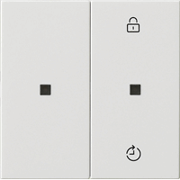 Gira System 55 Taster 2-v eNet Memory controle zuiver wit 549303 afbeelding 2