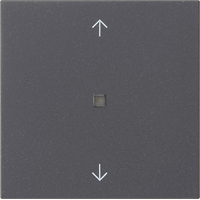 Gira System 55 Taster 1-v eNet pijlen Memory lens antraciet 549428 afbeelding 2