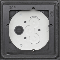 Gira System 106 Opbouwbehuizing 1-v antraciet 5501910 afbeelding 2
