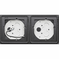 Gira System 106 Opbouwbehuizing 2-v antraciet 5502910 afbeelding 2