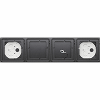 Gira System 106 Opbouwbehuizing 4-v antraciet 5504910 afbeelding 2