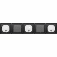 Gira System 106 Opbouwbehuizing 5-v verzonken 551500 afbeelding 2