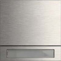 Gira System 106 Belknopmodule 1-v edelstaal V4A 5531914 afbeelding 2