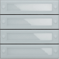 Gira System&nbsp;106 Belknopmodule 4-v inbedrijfst.toetsen 5539000 afbeelding 2