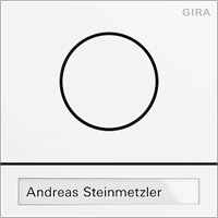 Gira System 106 Deurstationmodule beltoets+tekst verk.wit 5565902 afbeelding 2