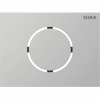 Gira System 106 Frontplaat deurstation aluminium 5579926 afbeelding 2