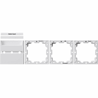 Gira System 55 Afdekking Hotelcardsysteem zuiver wit 810603 afbeelding 2