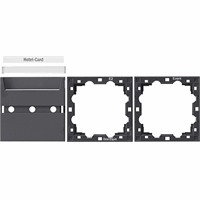 Gira System 55 Afdekking Hotelcardsysteem antraciet 810628 afbeelding 2
