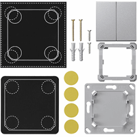 Gira System 55 Montageset EnOcean wandzender 2-v aluminium 823226 afbeelding 2