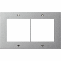 Gira TX_44 Afdekraam 2-v opb. deurstation aluminium 850265 afbeelding 2