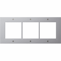 Gira TX_44 Afdekraam 3-v opb.deurstation aluminium 850365 afbeelding 2