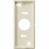 Gira System 55 Montageplaat opb.huisstation+gong crème 850501 afbeelding 2