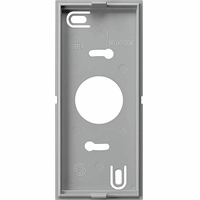 Gira System 55 Montageplaat opb.huisstation+gong aluminium 850526 afbeelding 2
