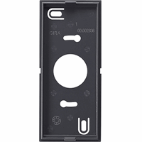 Gira System 55 Montageplaat opb.huisstation+gong antraciet 850528 afbeelding 2