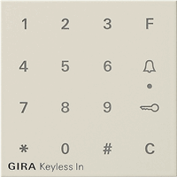 Gira System 55 Cpl. codeklavier crème 851301 afbeelding 2