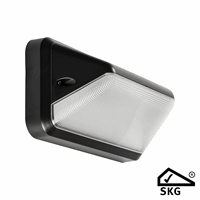 Wandarmatuur 6W PIR 3000/4000K IP66 dimb zwart afbeelding 2