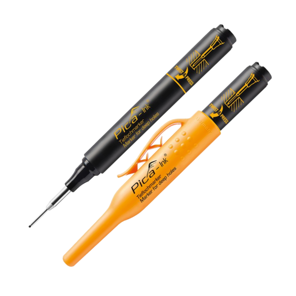 Markeerstift 150/46 tbv diepe gaten zwart