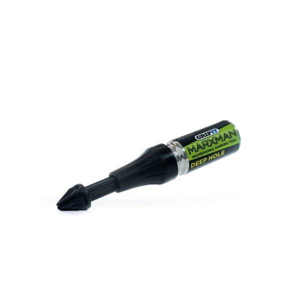 Krijtmarker spray tbv gaten tot 100mm zwart