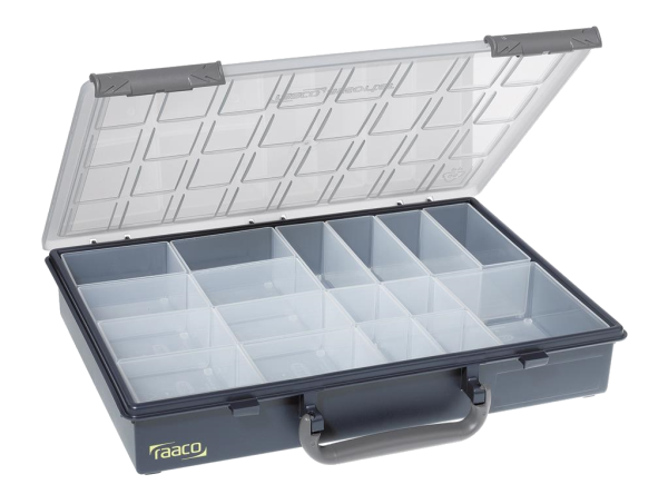 Assortimentsdoos 55 (4x8) incl. 17 bakjes