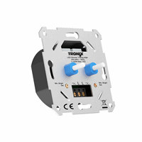 Dubbele LED dimmer 2x 2-100W LED verlichting met ook een aan/uit functie Fase afsnijding dimmethode (215-135)