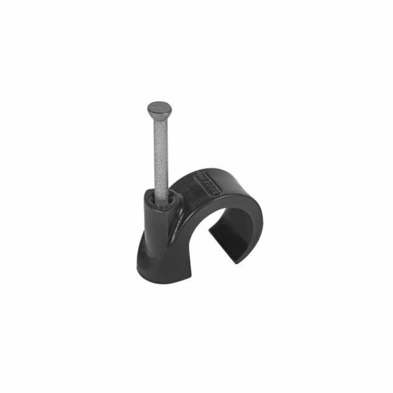 Spijkerclip 16-19/20mm staal 40mm zwart afbeelding 2