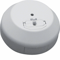 Rozet lichtpunt + connector 3-P LFK RAL9016 wit afbeelding 2