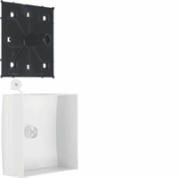 Aftakdoos LFK 115x115mm RAL9016 verkeerswit afbeelding 2