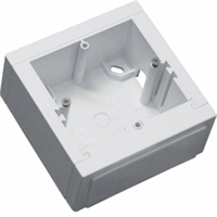 Adapter eindmontage LFK Berker 60mm RAL9016 wit afbeelding 2
