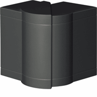 Buitenhoek variabel BR65 68x100 RAL9011 zwart afbeelding 2