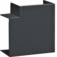 Vlakke hoek BR65 68x100 halogeenvrij RAL9011 zwart afbeelding 2