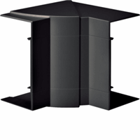 Binnenhoek variabel BR 68x130 RAL9011 zwart afbeelding 2