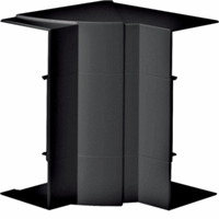 Binnenhoek variabel BR 68x170 RAL9011 zwart afbeelding 2