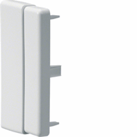 Eindkap LF 60x110 overlappend RAL9016 verkeerswit afbeelding 2