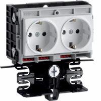 Outlet 2xWCD+RA SL 55mm RAL9016 verkeerswit afbeelding 2