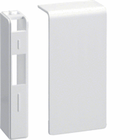Eindkap SL L/R 80mm RAL9016 verkeerswit afbeelding 2