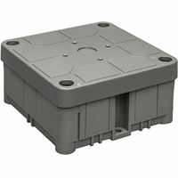 ABB HAF Kabeldoos met deksel incl. 3x inzet 16mm opbouw grijs 3640 S