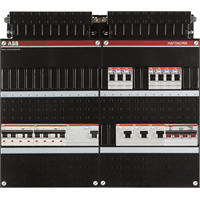 ABB HAF HE-H44.C16.C19-44+222-0.80+43.42.42 Groepenkast 3-fasen 9 groepen afbeelding 2