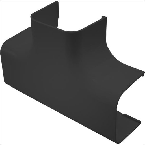 CANALIT T-stuk AC-leidingkanaal 90x65mm antraciet grijs RAL7016