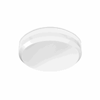 Plafonnière LED 2x5W 3000K 850lm ø260mm IP65 wit afbeelding 2