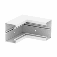 Binnenhoek wandgoot 90° 110x70mm RAL9010 afbeelding 2