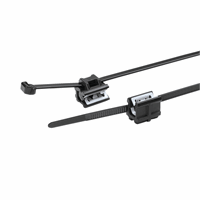 Bundelband PA 3,5x150mm randclip 0,5-2,5mm zwart