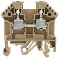 Rijgklem 0,2-6mm² 800V/32A PA schroef beige