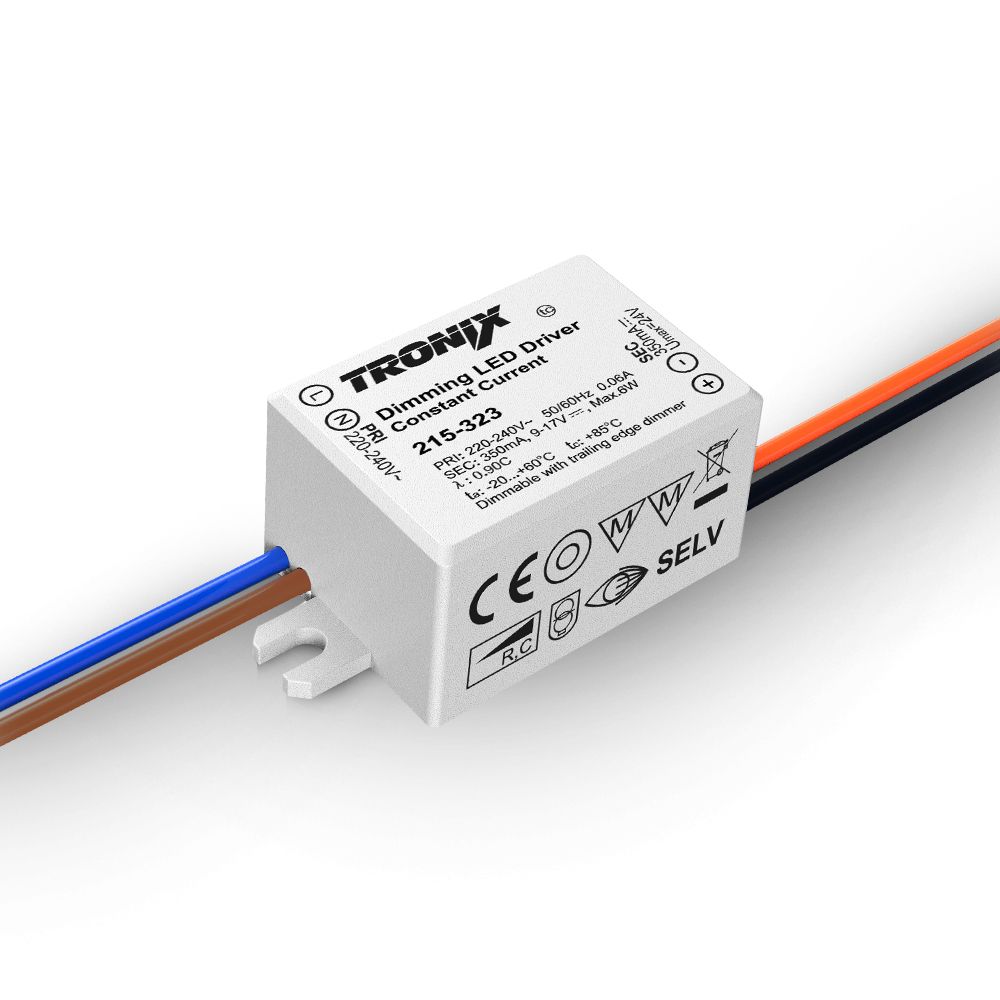 LED Driver | 350mA | 6 Watt | IP65 | Flicker Free | Dimmable