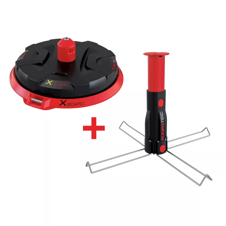 Runpo kabelafroller XB300 multifuncioneel X-Board 300KG met opzetstuk in koffer super handig