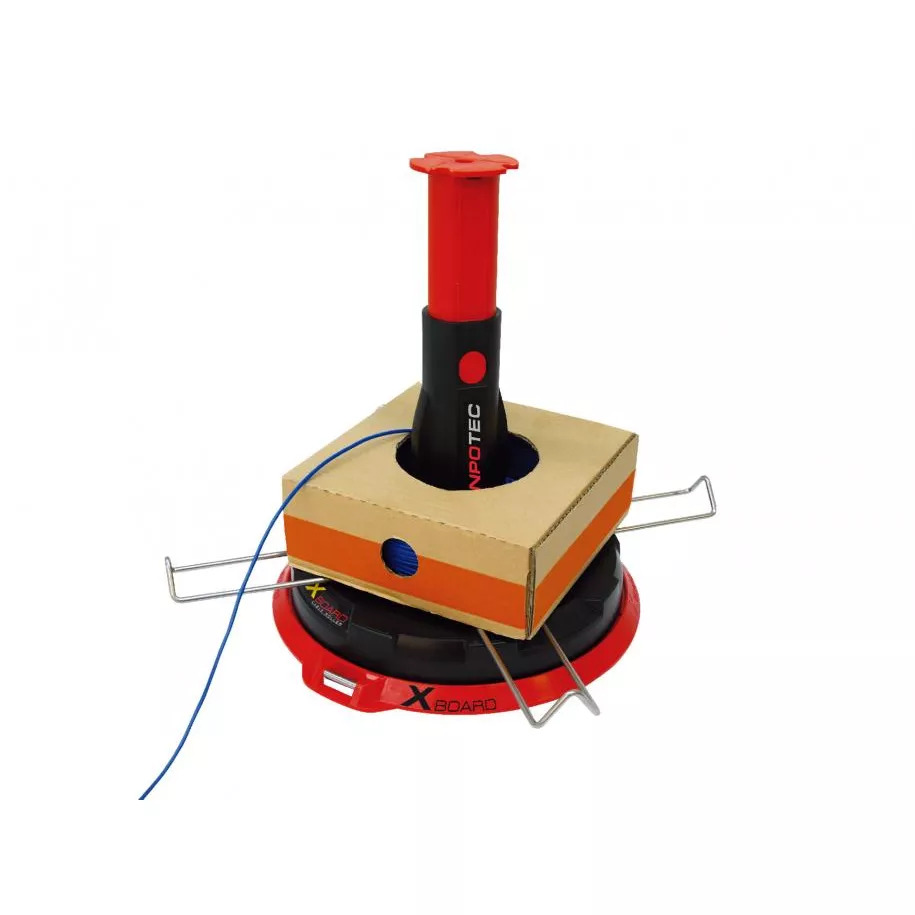 Runpo kabelafroller XB300 multifuncioneel X-Board 300KG met opzetstuk in koffer super handig