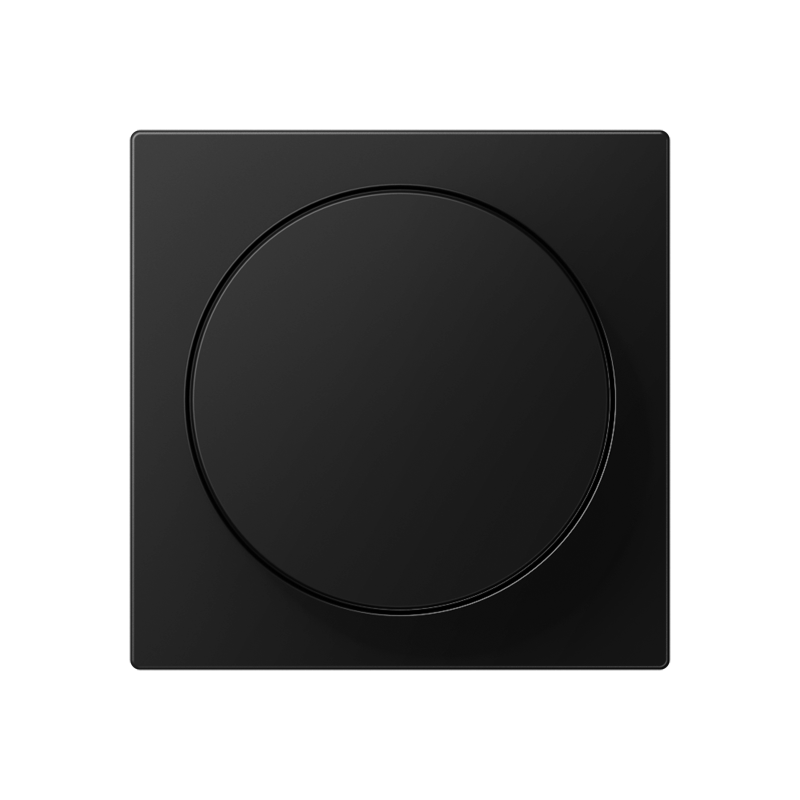 Dimmerknop draaidimmer mat zwart afbeelding 2