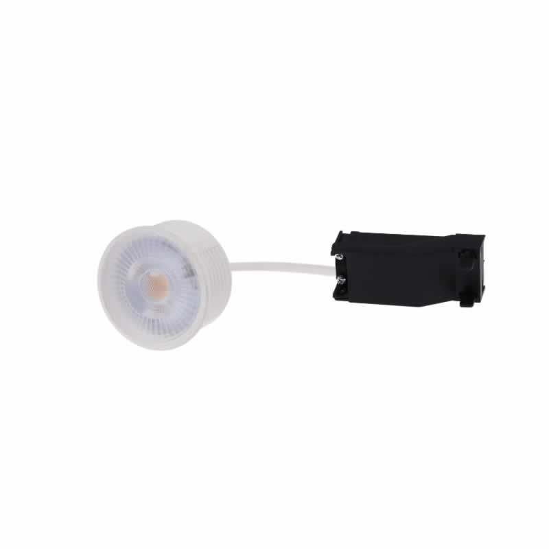 LED spot 5W 550 lumen 38° 2700K dimbaar vervangt een GU10 lamp slechts 26mm hoog wit