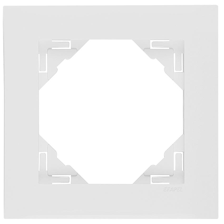 Afdekraam enkelvoudig wit Logus 90 Efapel (410300) afbeelding 2