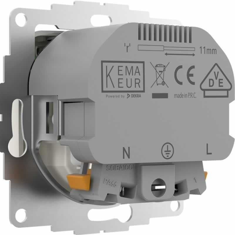 2USB InCharge Pro 15W USB stopcontact wit met USB-A en USB-C poort (2U-449511) afbeelding 4