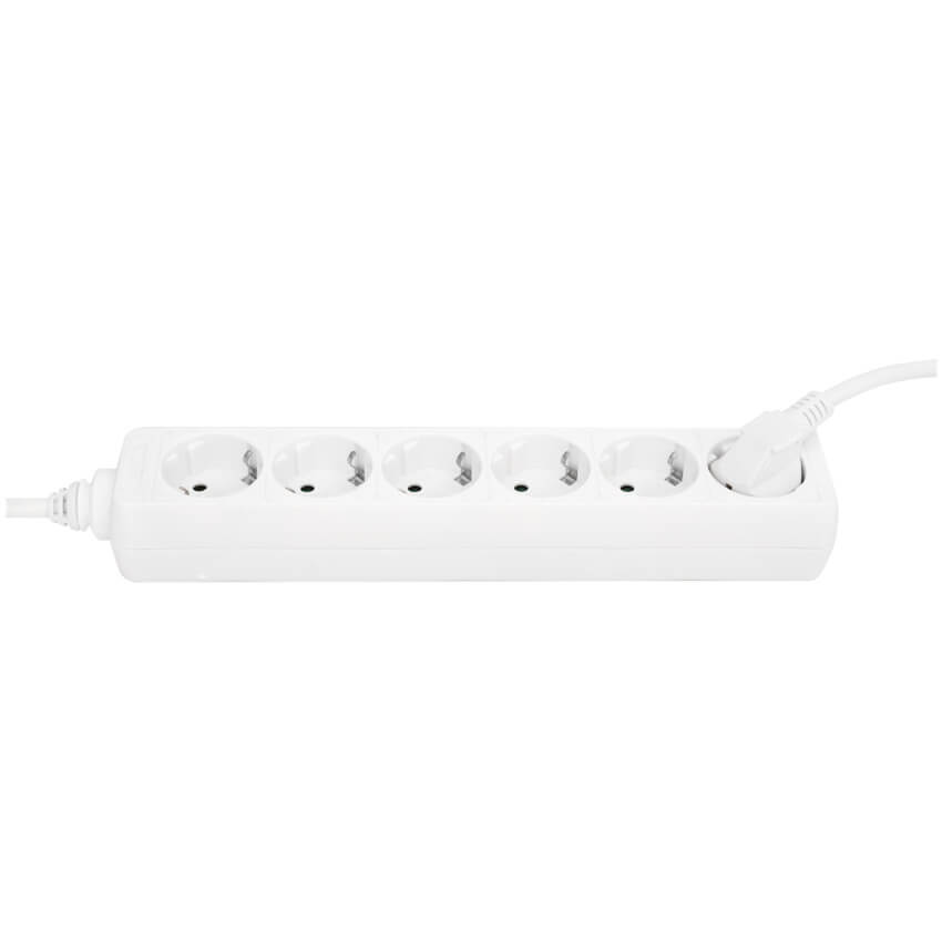 Stekkerdoos 6 voudig randaarde snoer 3 meter 3x1.5mm² afbeelding 2